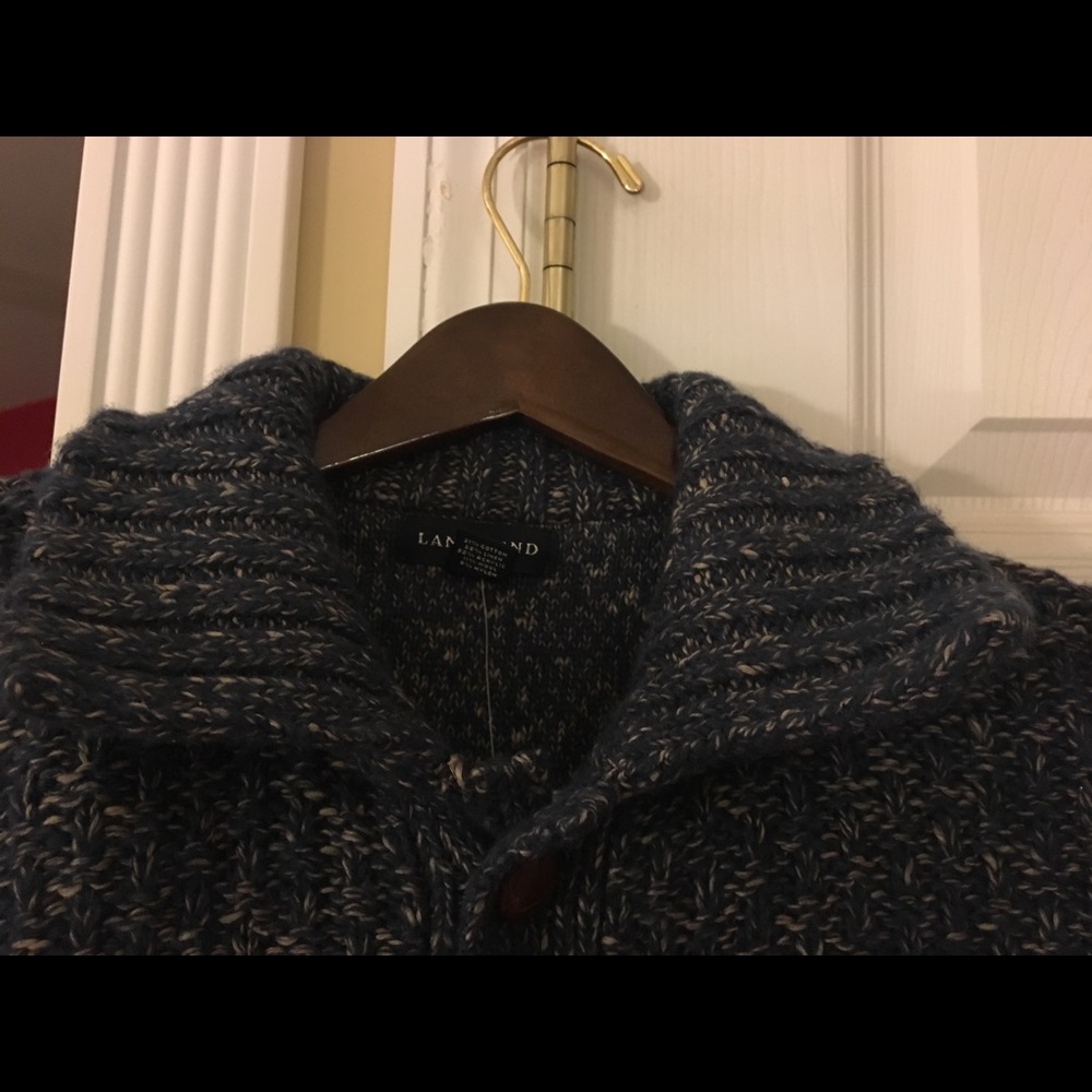 Lands End Men’s Cardigan -New